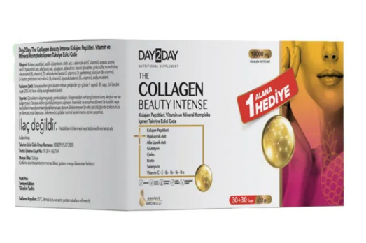 Day2Day The Collegen Beauty Ananas Aromalı 10000 mg 30 Saşe - 1 Alana 1 Bedava