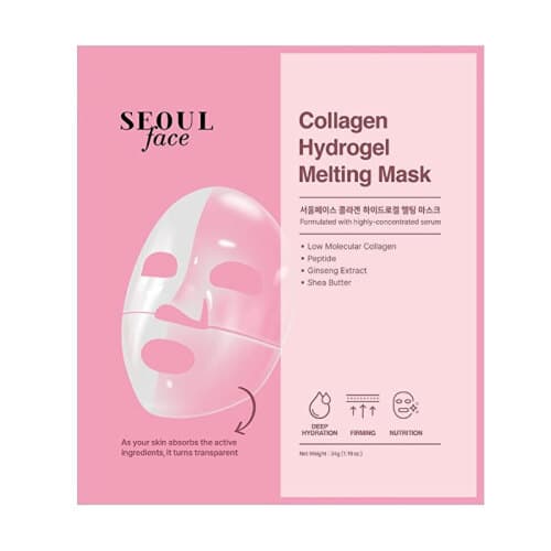 Dermal Korea Seoul Face Collagen Hydrogel Eriyen Yüz Maskesi 34 gr
