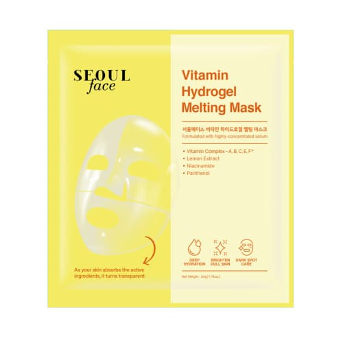 Dermal Korea Vitamin Hidrojel Eriyen Yüz Maskesi 34 gr