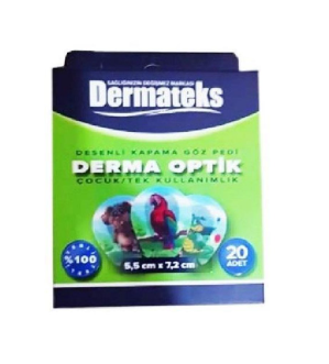 Dermateks Desenli Çocuk Göz Pedi 20 Adet