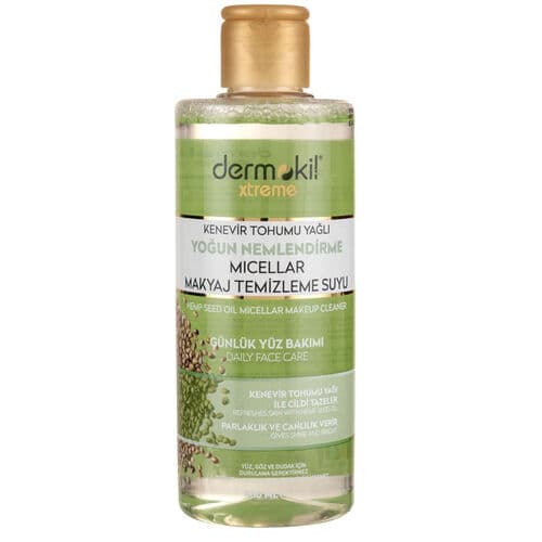 Dermokil Kenevir Tohum Yağı Micellar Makyaj Temizleme Suyu 400 ml