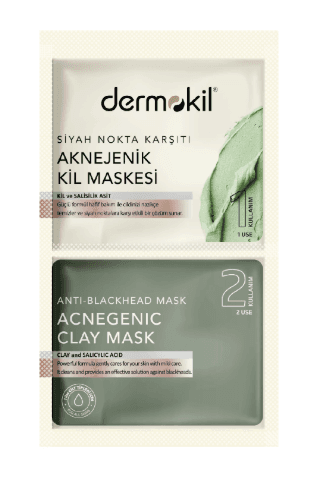 Dermokil Siyah Nokta Karşıtı Aknejenik Kil Maskesi 2 x 7.5 ml