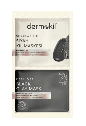 Dermokil Soyulabilir Siyah Kil Maskesi 2 x 7.5 ml