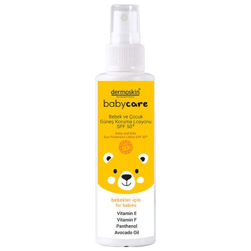 Dermoskin Babycare Bebek ve Çocuk Güneş Koruma Losyonu Spf50+ 100 ml