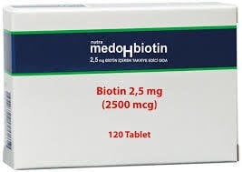 SKT:02/2027 Dermoskin Medohbiotin Biotin 2,5 Mg 120 Tablet
