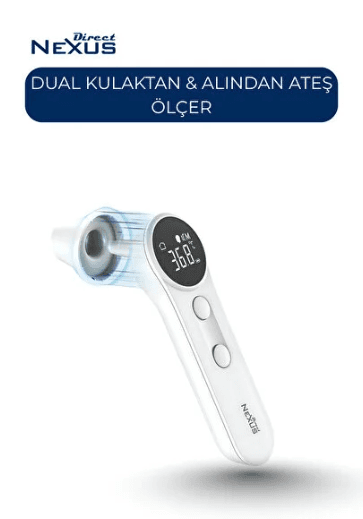 Direct Nexus Dual Kulaktan ve Alından Ateş Ölçer EF-100B