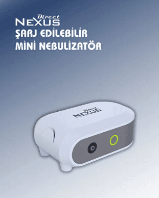 Direct Nexus Şarjlı Mini Kompresörlü Nebulizatör