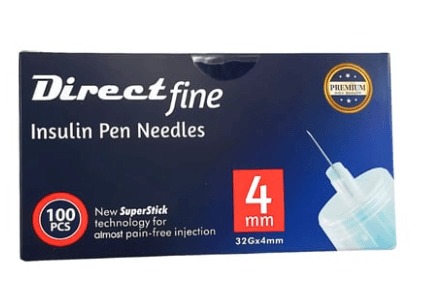 Directfine İnsulin İğne Ucu 4mm 32g 100 Adet