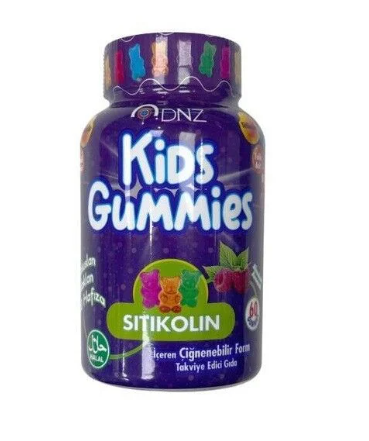 Dnz Kids Gummies Sitikolin 60 Çiğnenebilir Form