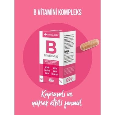 Dr.Gülzari Vitamin B Kompleksi 30 Kapsül