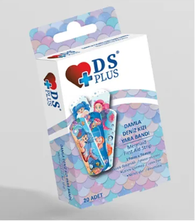 Ds Plus Deniz Kızı Çocuk Yara Bandı 20 Adet