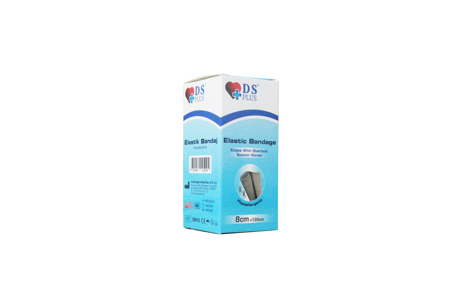 Ds Plus Elastik Bandaj 8 cm