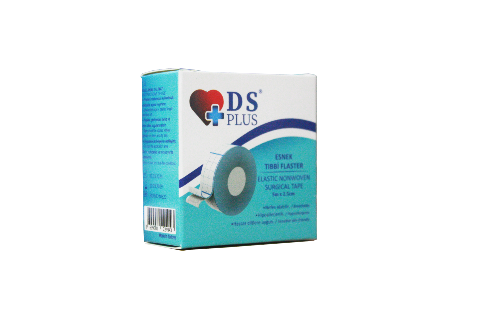 Ds Plus Esnek Tıbbi Flaster 5m x 2,5cm