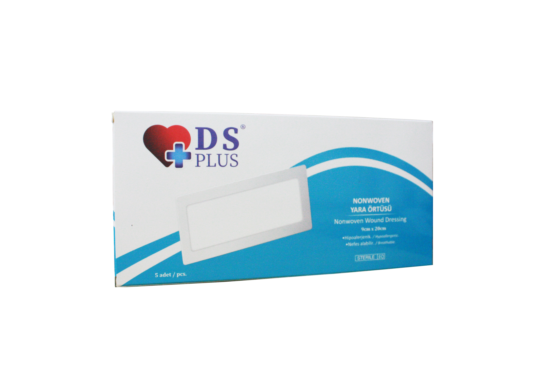 Ds Plus Nonwoven Hazır Pansuman Yara Örtüsü 9cm x 20cm 5'li
