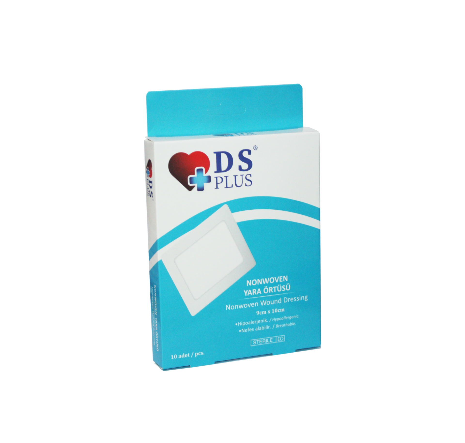 Ds Plus Nonwoven Yara Örtüsü 9 cm x10 cm 10'lu