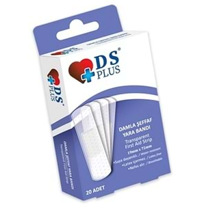 Ds Plus Şeffaf Yara Bandı 20 Adet