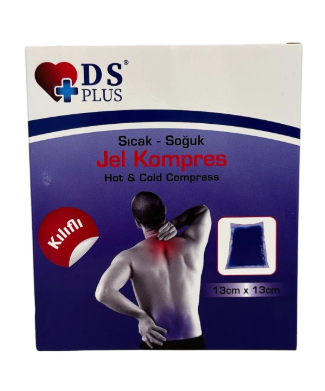 Ds Plus Sıcak / Soğuk Jel Kompres 13 cm x 13 cm Kılıflı
