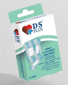 Ds Plus Su Geçirmez Yara Bandı 12 Adet