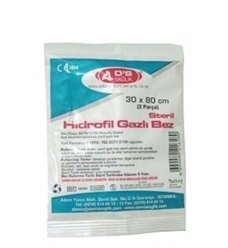 Ds Sağlık Emici Gazlı Bez 30x80 cm