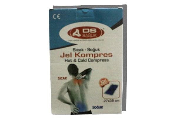 Ds Sağlık Sıcak Soğuk Jel Kompres 27x35 cm Kılıflı