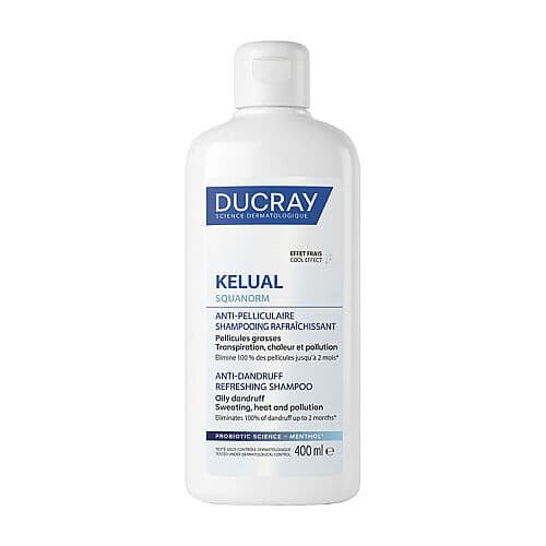 Ducray Kelual Squanorm Kepek Karşıtı ve Ferahlatıcı Şampuan 400 ml
