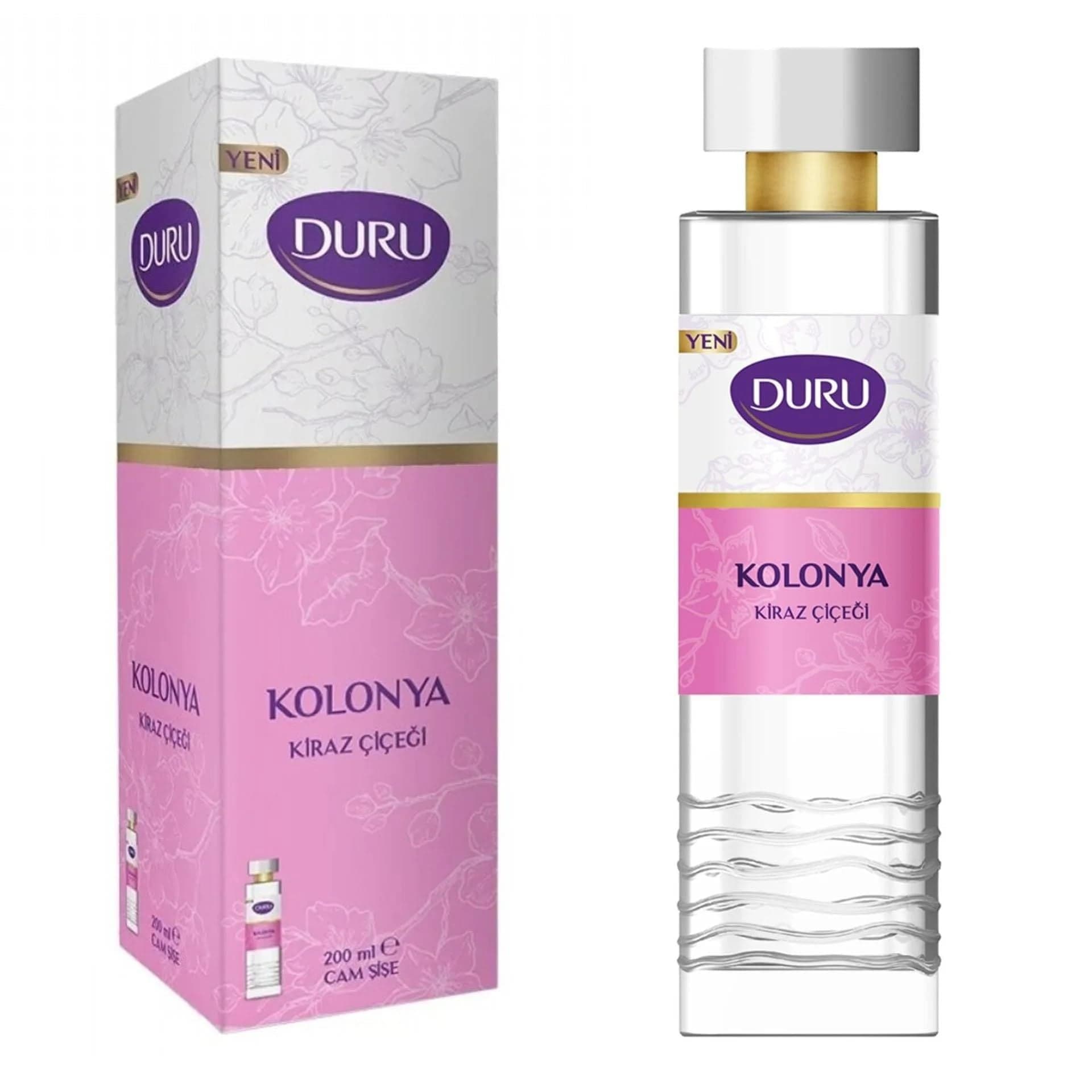 Duru Kiraz Çiçeği Kolonyası Cam 200 ml