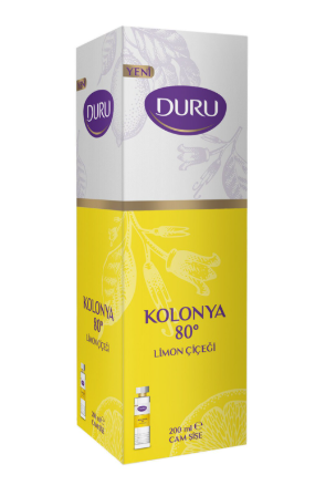 Duru Limon Çiçeği Kolonyası Cam 200 ml
