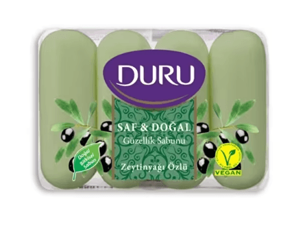 Duru Saf Doğal Güzellik Sabunu Zeytinyağlı 4 x 70 gr