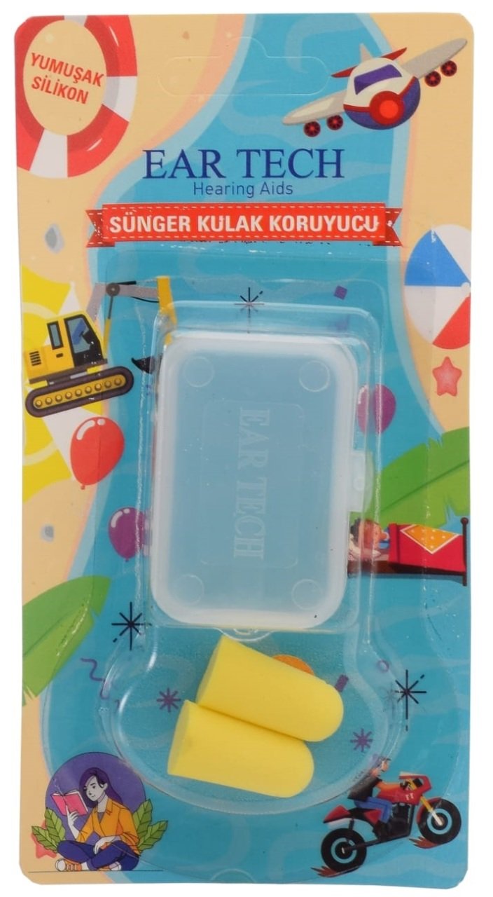 Ear Tech Sünger 2'li Kulak Tıkacı