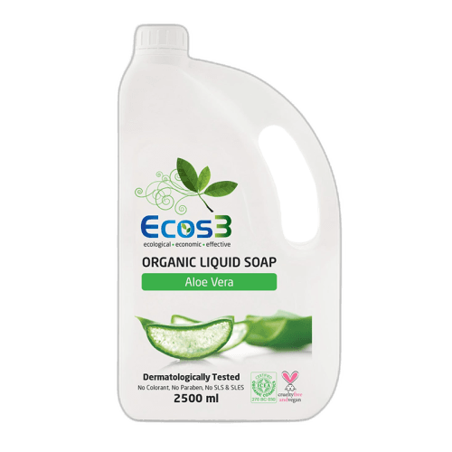 Ecos3 Aloe Vera Özlü Organik Sıvı Sabun 2500 ml