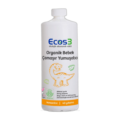 Ecos3 Organik Bebek Çamaşır Yumuşatıcı 1000 ml