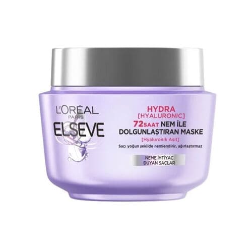 Elseve Hydra Hyaluronic 72 Saat Nem ile Dolgunlaştıran Maske 300 ml