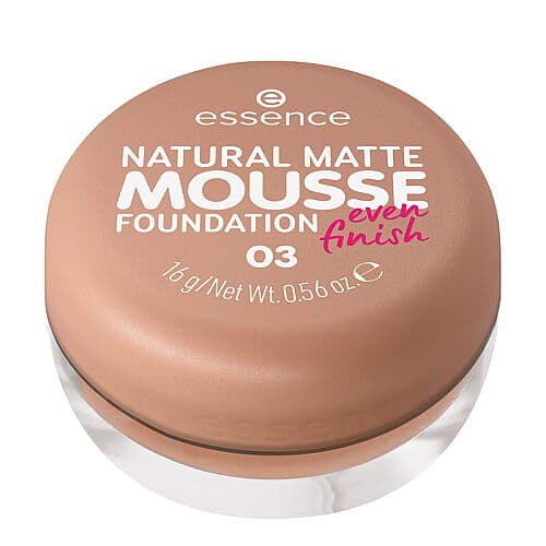 Essence Natural Matte Mousse Foundation 03 - 16 gr