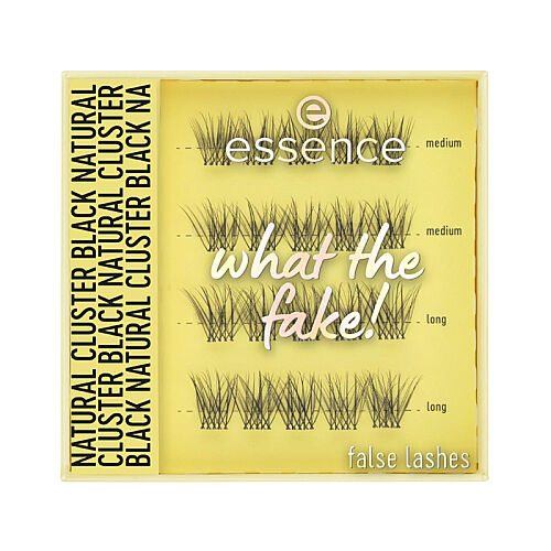Essence Tekli Takma Kirpikler What the Fake - 06 Natural Cluster Black