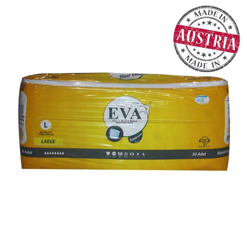 Eva Süper Emici Külot -L- 100X135 cm 30 Adet