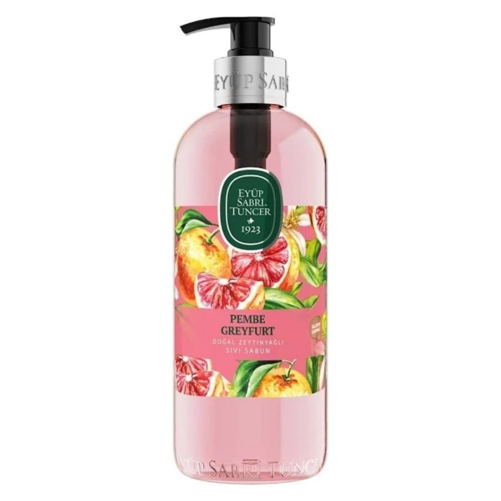 Eyüp Sabri Tuncer Pembe Greyfurt Doğal Zeytinyağlı Sıvı Sabun 500 ml