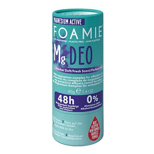 Foamie Magnesium Active Ferah Kokulu Katı Deodorant - Rain In The Woods 40 gr