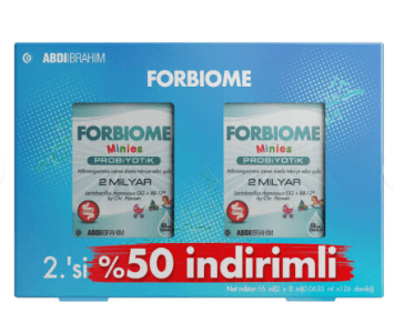 Forbiome Minies Probiyotik Damla 8 ml 2.si %50 İndirimli