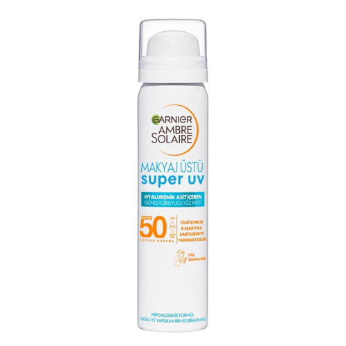 Garnier Makyaj Üstü Spf 50 Güneş Koruyucu Yüz Misti 75 ml (Promosyon Ürünü)