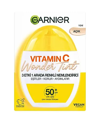 Garnier Wonder Tint Renkli Nemlendirici Açık Ton 40ml