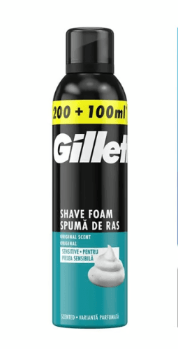 Gillette Tıraş Köpüğü Hassas Ciltler İçin 300 ml