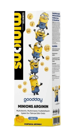 Goodday Minions Arginin Multivitamin Mineral Şurup 150 ml