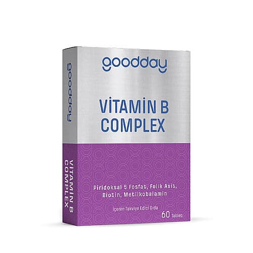 Goodday Vitamin B Complex Takviye Edici Gıda 60 Tablet