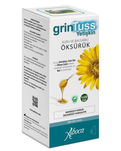 Grintuss Yetişkin Kuru ve Balgamlı Öksürük 128 gr