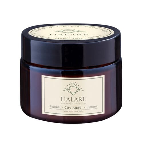 Halare Aromatherapy Doğal Krem Deodorant (Paçuli - Çay Ağacı - Limon) 45 gr. 