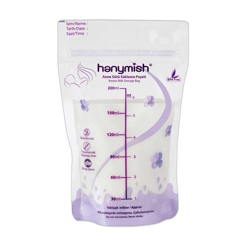 Hanymish Anne Sütü Saklama Poşeti 20 Adet 200 ml