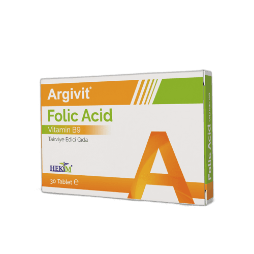 Hekim İlaç Argivit Folic Acid 30 Tablet