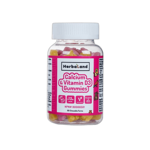 Herbaland Kids Calcium With Vitamin D3 60 Adet
