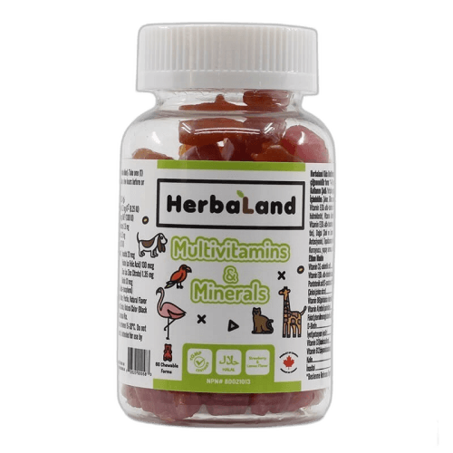 Herbaland Kids Multivitamin and Minerals 60 Adet