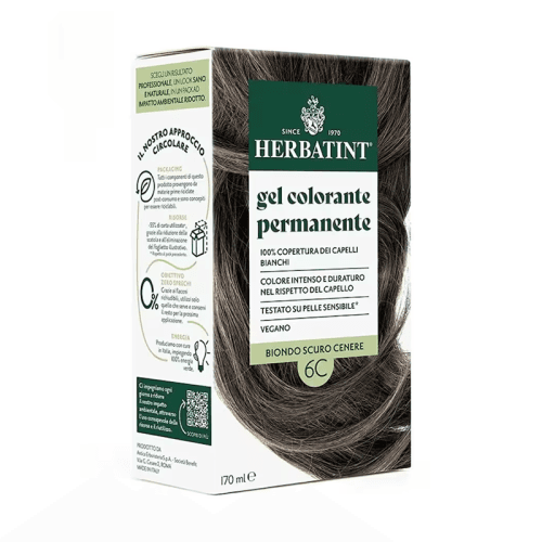 Herbatint Dark Ash Blonde 6C Koyu Küllü Sarı Saç Boyası 170 ml